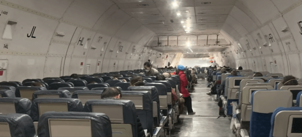 On January 28, the flight was expected to land at Ontario International Airport, about 38 miles (61 km) east of Downtown Los Angeles. (Image: YouTube/Screenshot)