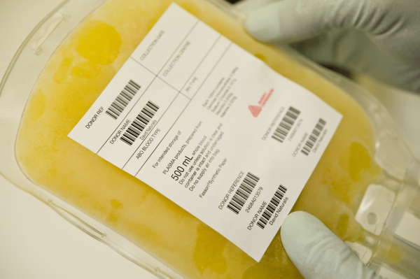 China National Biotec Group called the use of plasma “the most effective method, which can significantly reduce the mortality of critically ill patients.” (Image: Health Care Packaging )