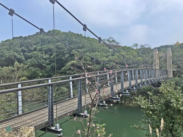 The Lover’s Lake Suspension Bridge. (Image: Billy Shyu / Vision Times)