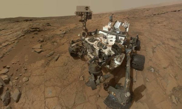 This self-portrait of NASA's Mars rover Curiosity combines dozens of exposures taken by the rover's Mars Hand Lens Imager (MAHLI) during the 177th Martian day, or sol, of Curiosity's work on Mars (Feb. 3, 2013), plus three exposures taken during Sol 270 (May 10, 2013) to update the appearance of part of the ground beside the rover. (Image: NASA)