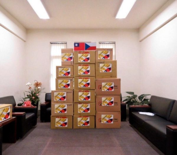 The medical supplies donated to the Czech Replublic. (Image: Ministry of Foreign Affairs, Taiwan)
