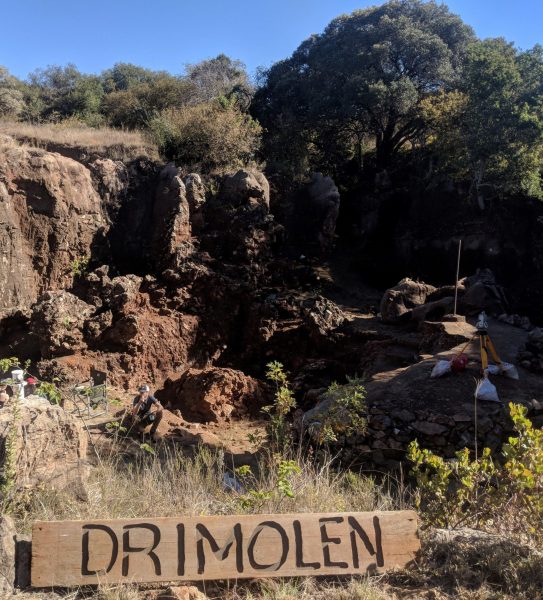 The drimolen fossil site. (IMage: Andy Herries)