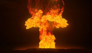 A nuclear explosion.