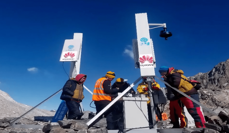 Huawei's Everest 5G tower.