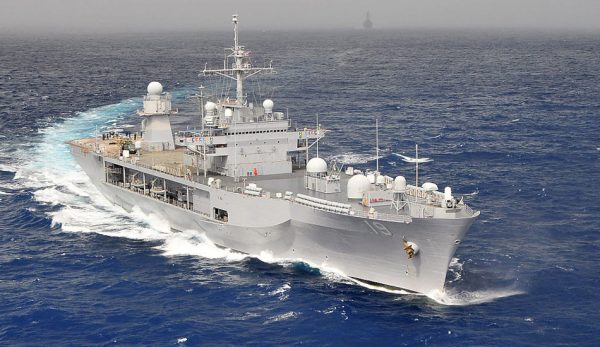 U.S. warships provided support to the Malaysian naval vessels in the South China Sea.