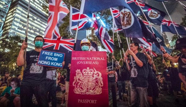 Boris Johnson has announced citizenship for BNO passport holders. (Image: Screenshot / YouTube)