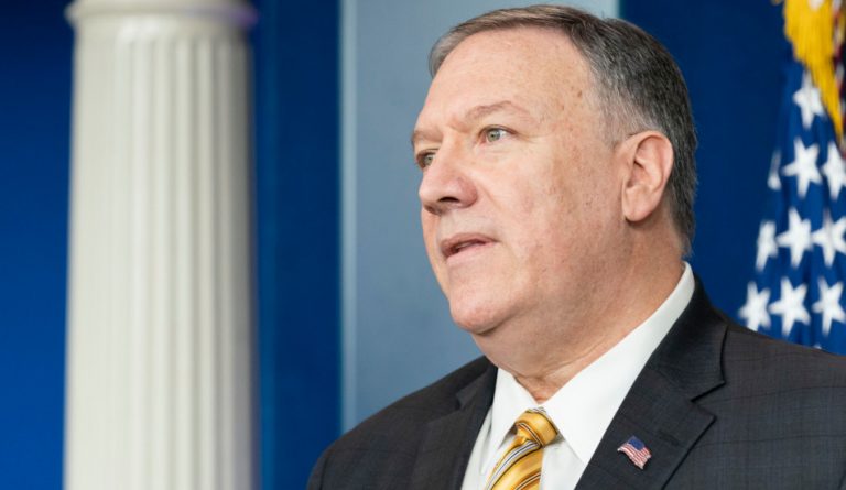 Secretary of State Mike Pompeo slammed the National Security law.