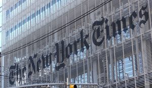 The New York Times building.