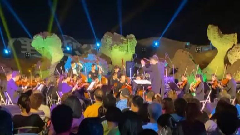 The Queen’s Head Concert at Yehliu Geopark on Oct. 3, 2020.