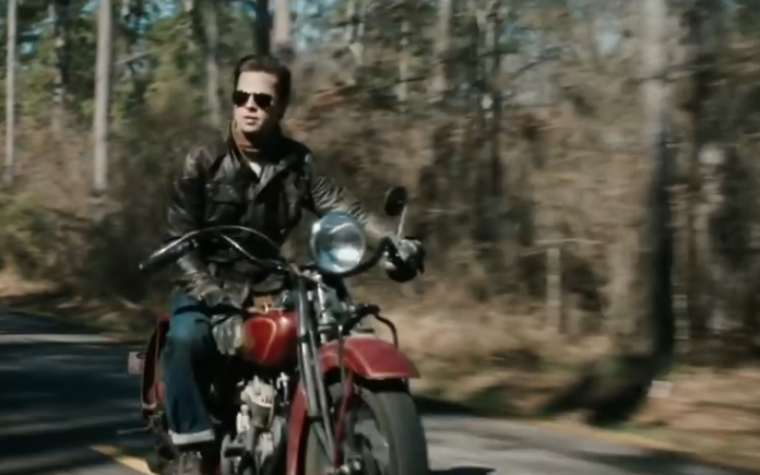 Netflix: Brad Pitt riding a motorcycle, a shot from the movie 'The Curious Case of Benjamin Button'