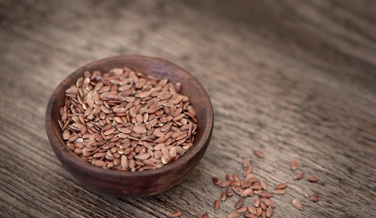 One to three tablespoons of flax meal (10-30 gm) taken daily can help reduce both total and LDL cholesterol levels.