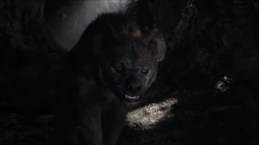 A hynea from the 2019 Disney movie, "The Lion King".