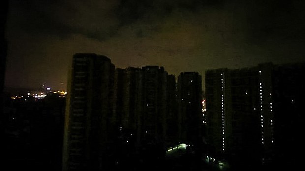 Blackout in Guang Dong