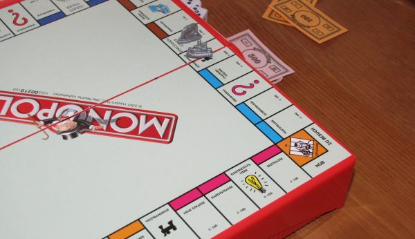 Monopoly game board.