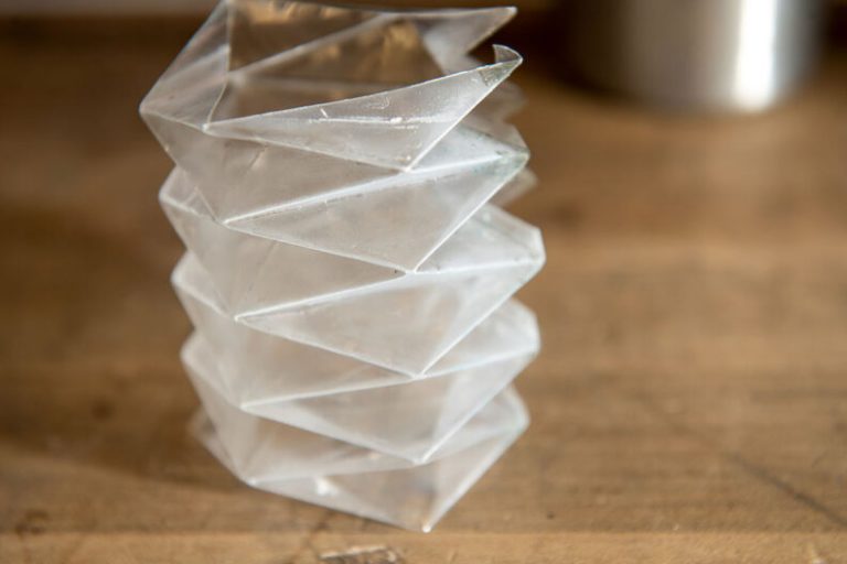 The researchers have developed an origami-inspired, folded plastic fuel bladder that doesn’t crack at super cold temperatures and could someday be used to store and pump fuel.