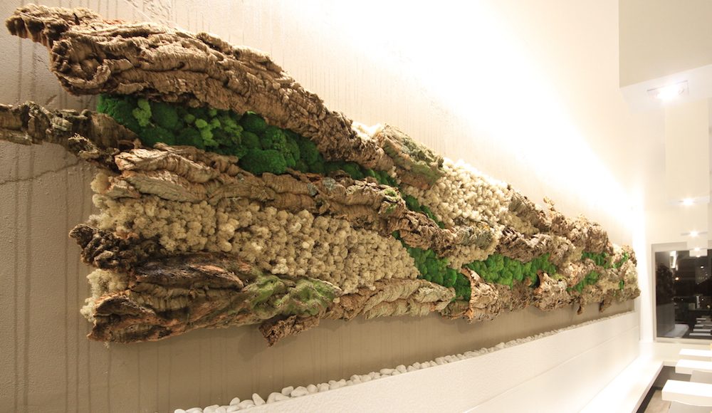 Flower wall art.
