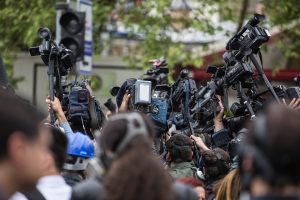 A press conference.