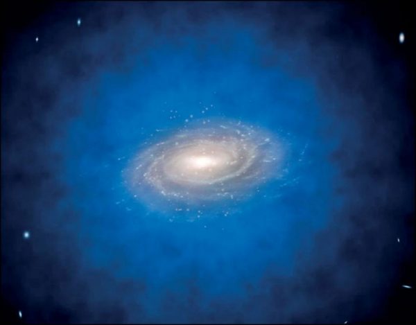 supermassive black holes could form from dark matter.