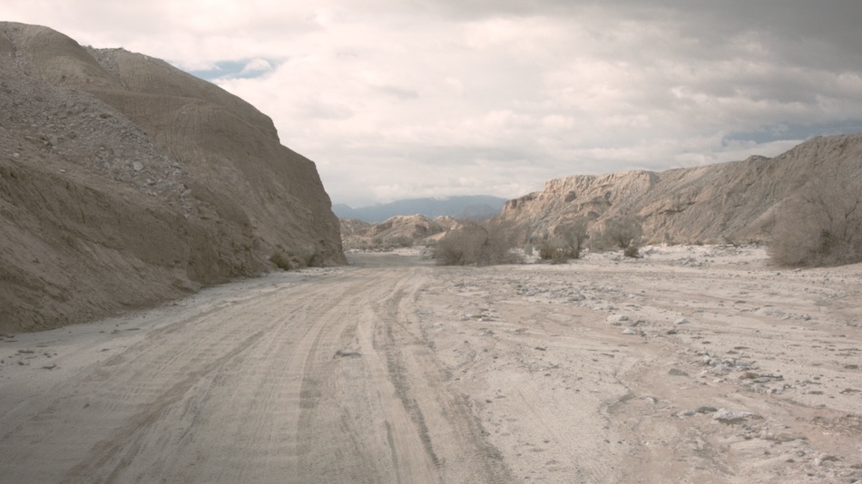 The landscape shows channels left behind by underwater mountainous regions.