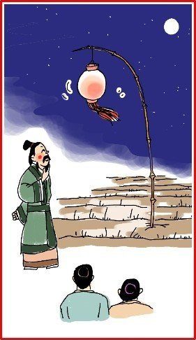 chinese new year day 15 illustration lantern festival