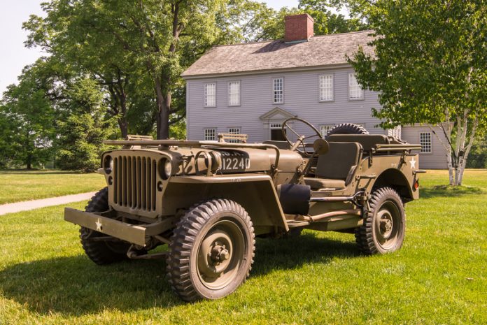 British made Willys MB jeep