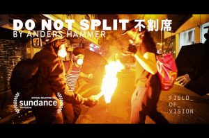 Promotional poster for the documentary 'Do Not Split.'