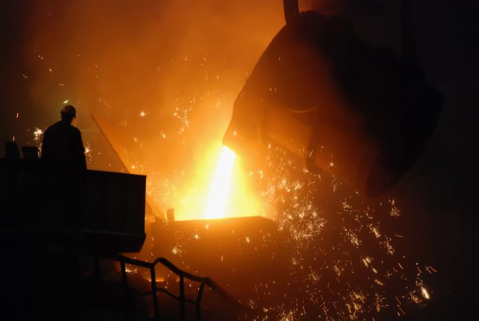 steel smelting factory