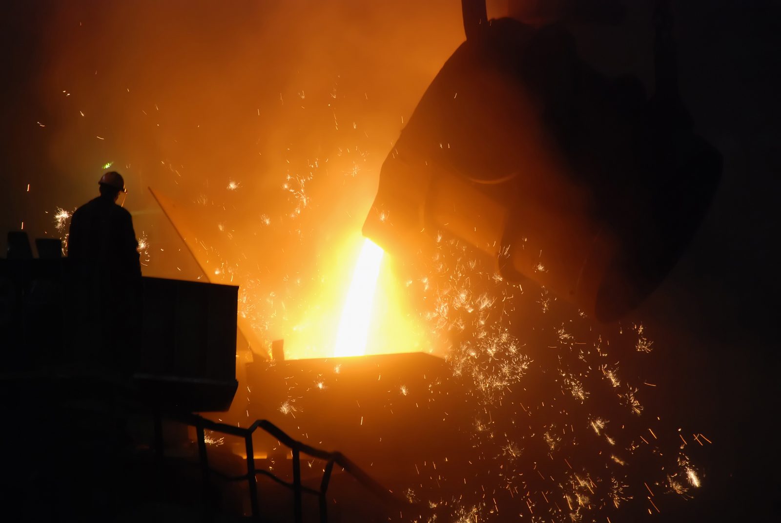 steel smelting factory