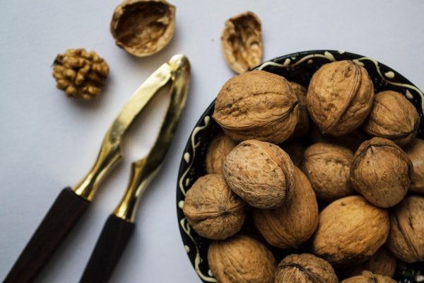 Walnuts are rich in omega 3 and vitamin E to make for smoother vibrant skin, healthier hair, and stronger bones.