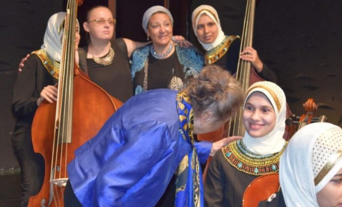 From this sprang the blind women's orchestra.
