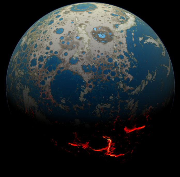 The first emergence and persistence of the continental crust on Earth during the Archaean Eon (4 billion to 2.5 billion years ago) have important implications for plate tectonics.