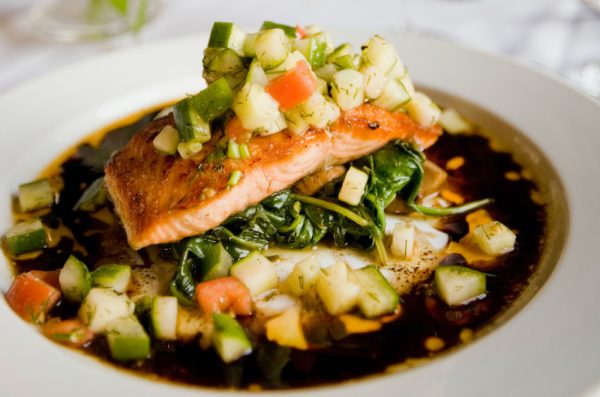 Salmon is an excellent brain food.