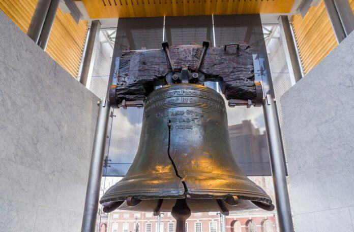 The Liberty Bell, Philadelphia, Pennsylvania.