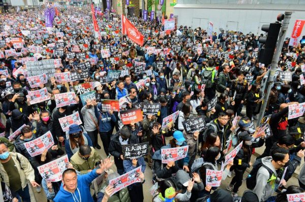 On July 1, 2019, I ventured to Hong Kong and personally participated in the 'Anti-Extradition Bill' march against the CCP.