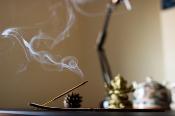 Burning incense in your home makes it smell nice and contributes to good feng shui