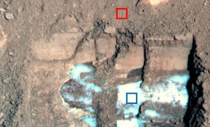 Martian s now is dusty.