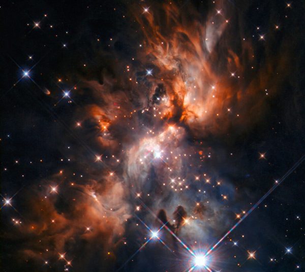 AFGL 5180, a beautiful stellar nursery located in the constellation of Gemini (the Twins).