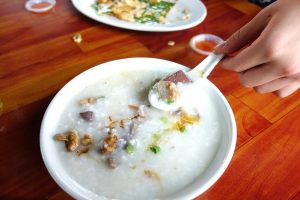A bowl of congee.