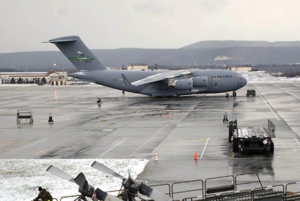C-17 Globemaster III at Ramstein Air Base, Germany.