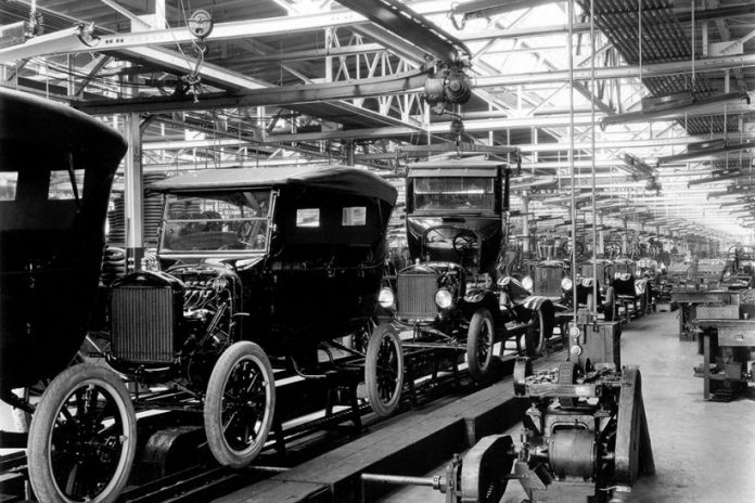 Reverse thinking was applied to factory workflow to develop more efficient assembly lines.
