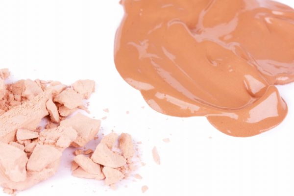 There are four different types of foundation on the market: Liquids, creams, sticks, and powders.