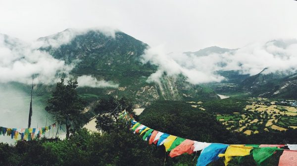 This system for making rain is made up of a massive grid of chambers used for burning fuel and is located on the top of the Tibetan mountains.