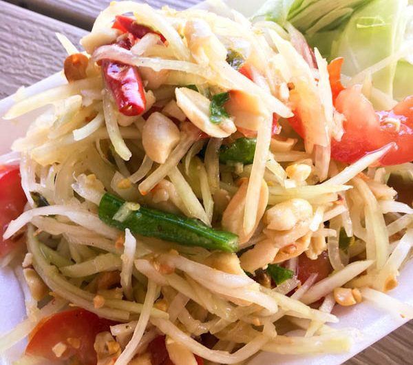 Thai green paw paw salad