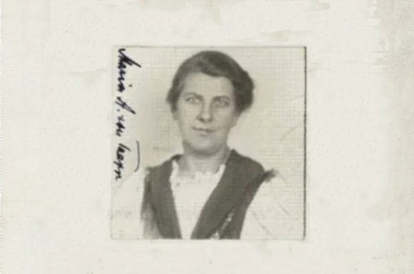 Maria von Trapp, photograph from her Declaration of Intention, dated January 21, 1944.