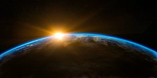 The Earth's water is now thought to have come from the solar wind.