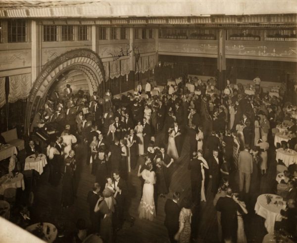 Inside of the Canidrome, a Shanghai nightclub, with Buck Clayton performing in the 1930s.