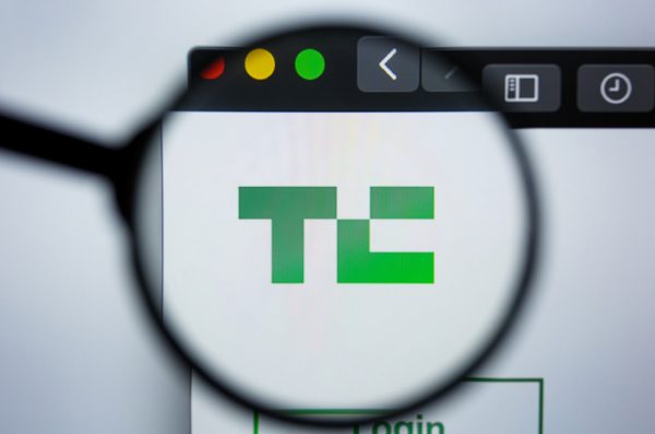 Logo from the TechCrunch website.
