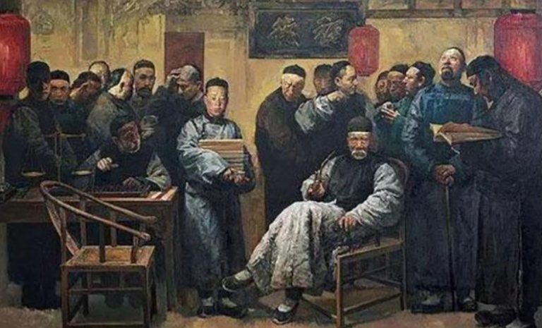Huizhou merchants doing business.