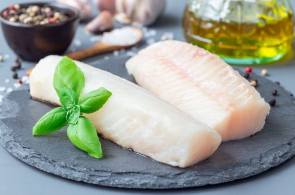 Cod is a very popular deep-sea fish rich in high-quality protein, calcium, zinc, and other nutrients that help boost immunity.
