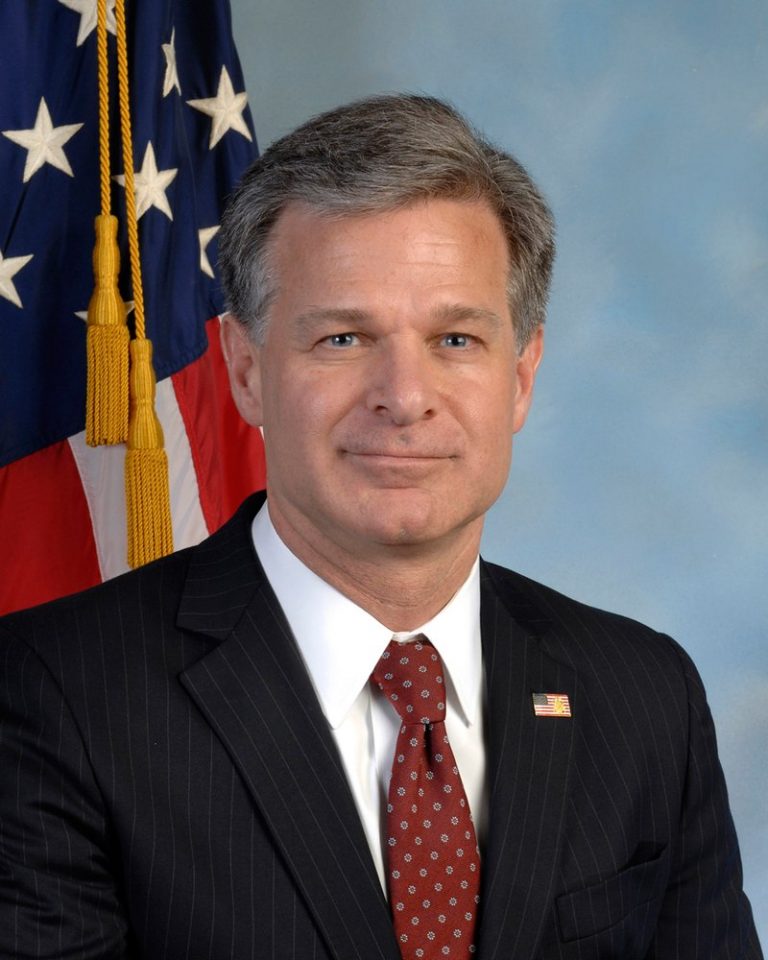 FBI Director Chris Wray.